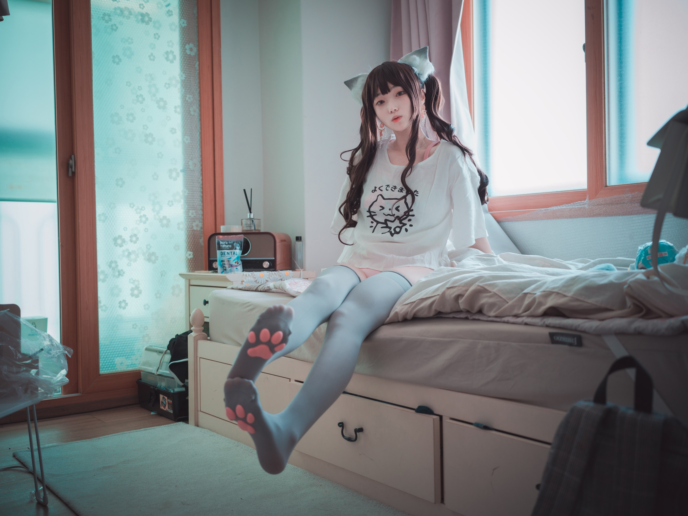 图片[1]-Bambi – NO.069 DJAWA The cat I picked up turned into a girl [197P]-XikXak